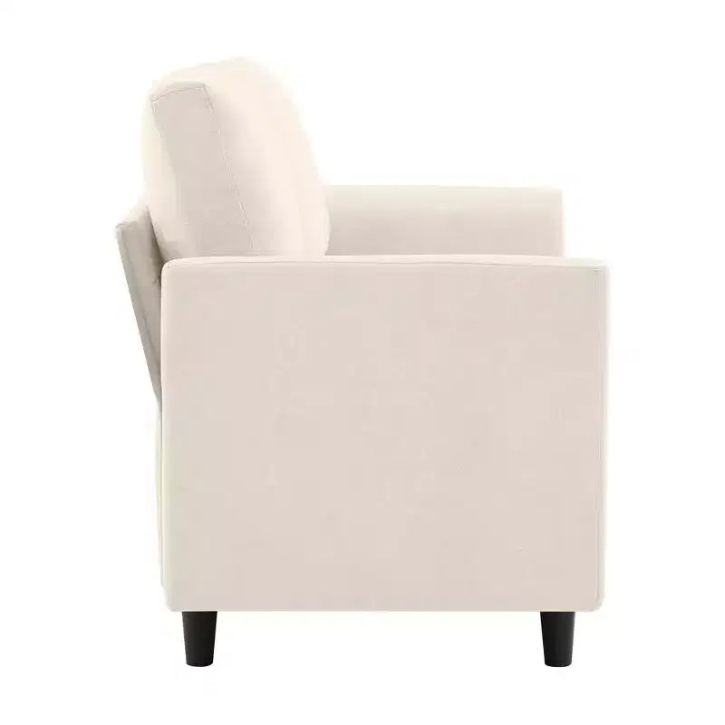 Breathable Soft Fabric Loveseat Sofa for Small Spaces