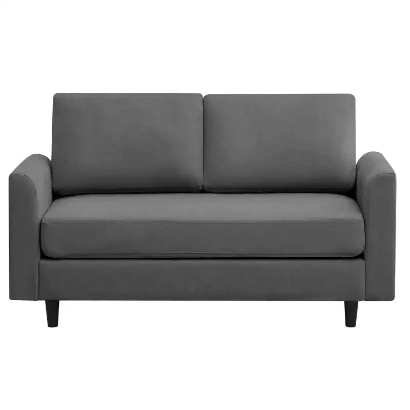 Breathable Soft Fabric Loveseat Sofa for Small Spaces