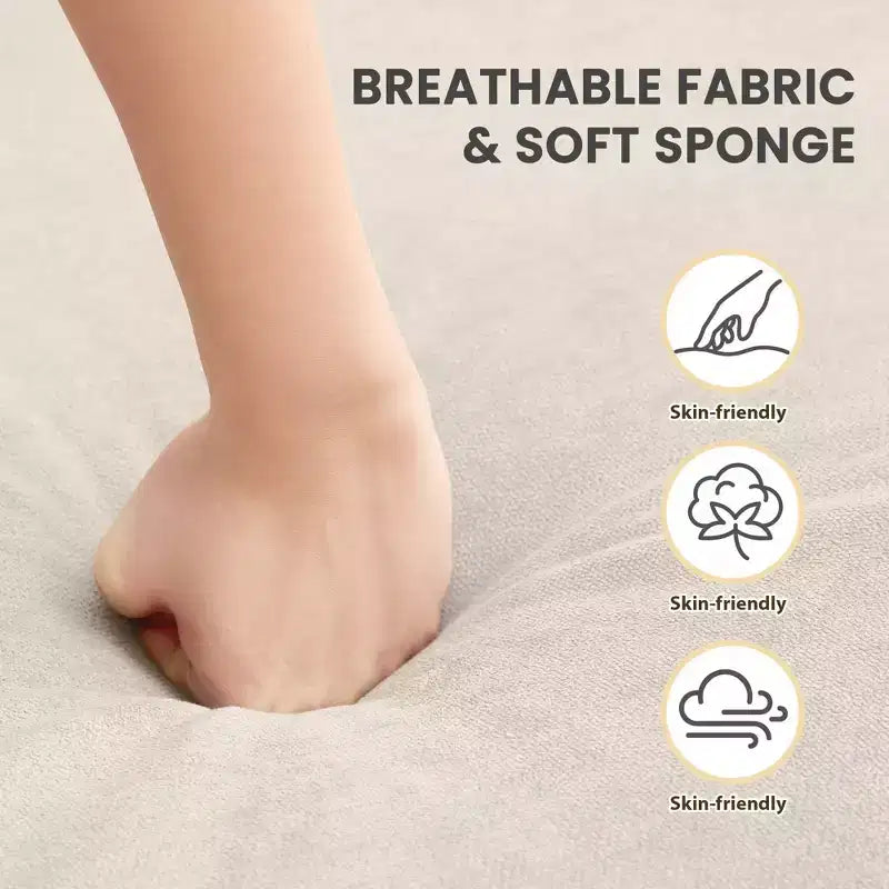 Breathable Soft Fabric Loveseat Sofa for Small Spaces