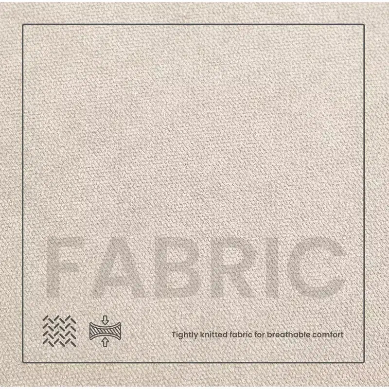 Breathable Soft Fabric Loveseat Sofa for Small Spaces