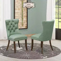 HomeStock Parsons Dining Chairs - Button Tufted