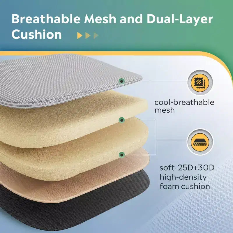 Ergonomic Mesh Desk Chair with 3D Headrest, Lumbar Support and Reclining Function