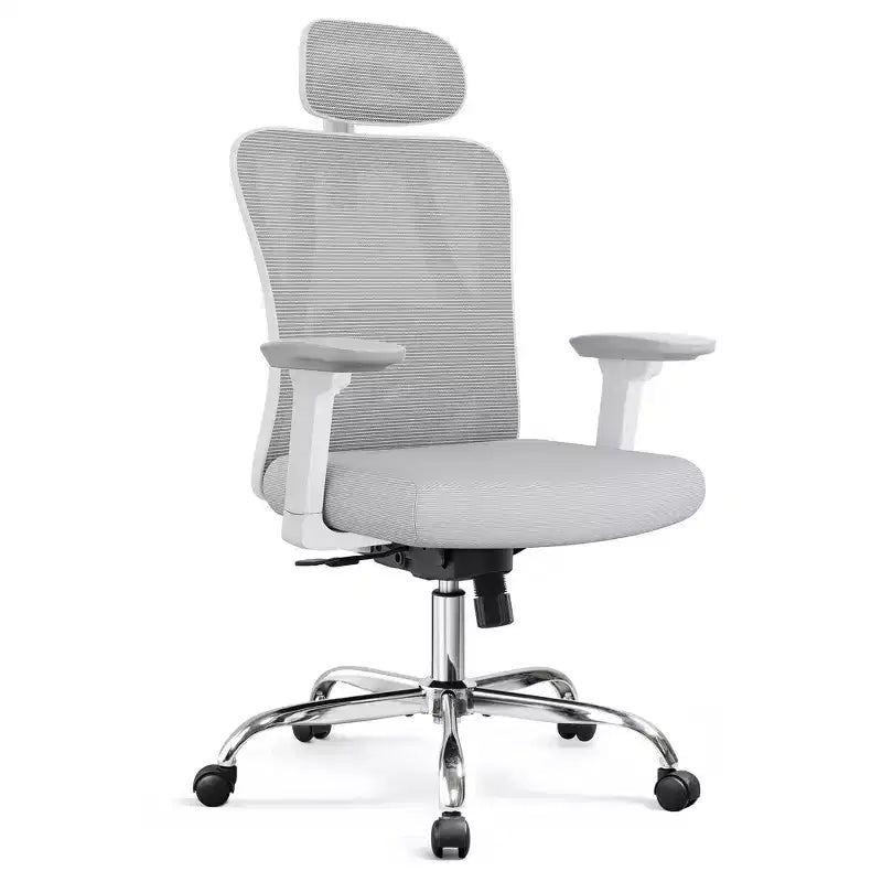 Ergonomic Mesh Desk Chair with 3D Headrest, Lumbar Support and Reclining Function