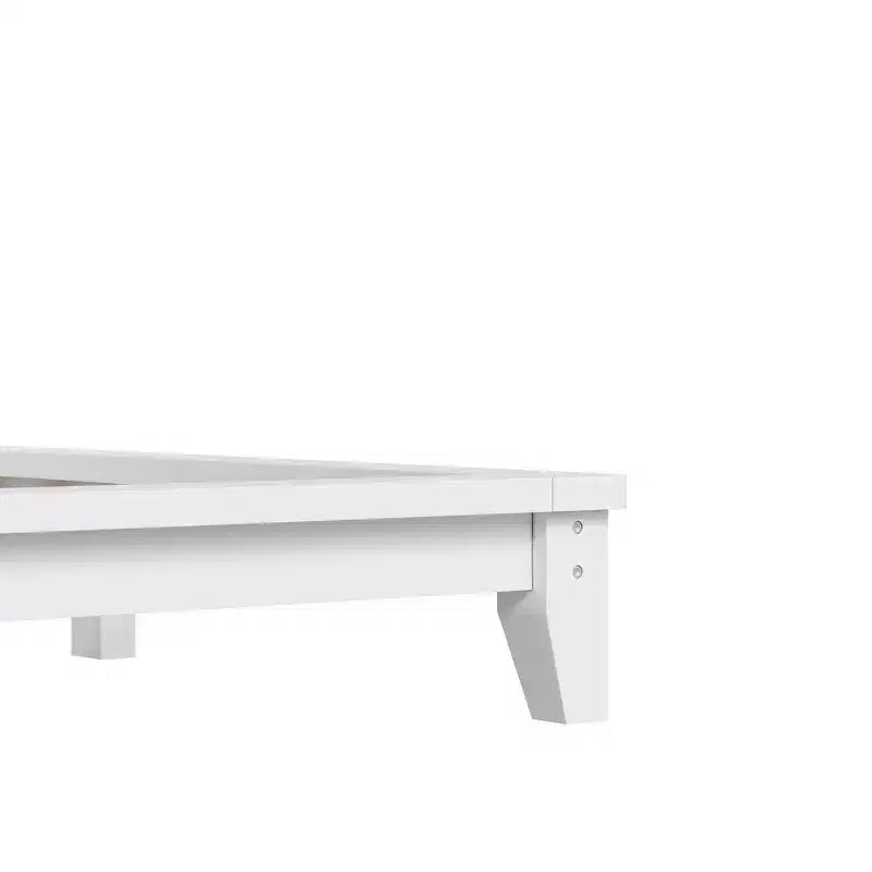 Full Platform Bed Frame with Headboard and Wood Slat Support