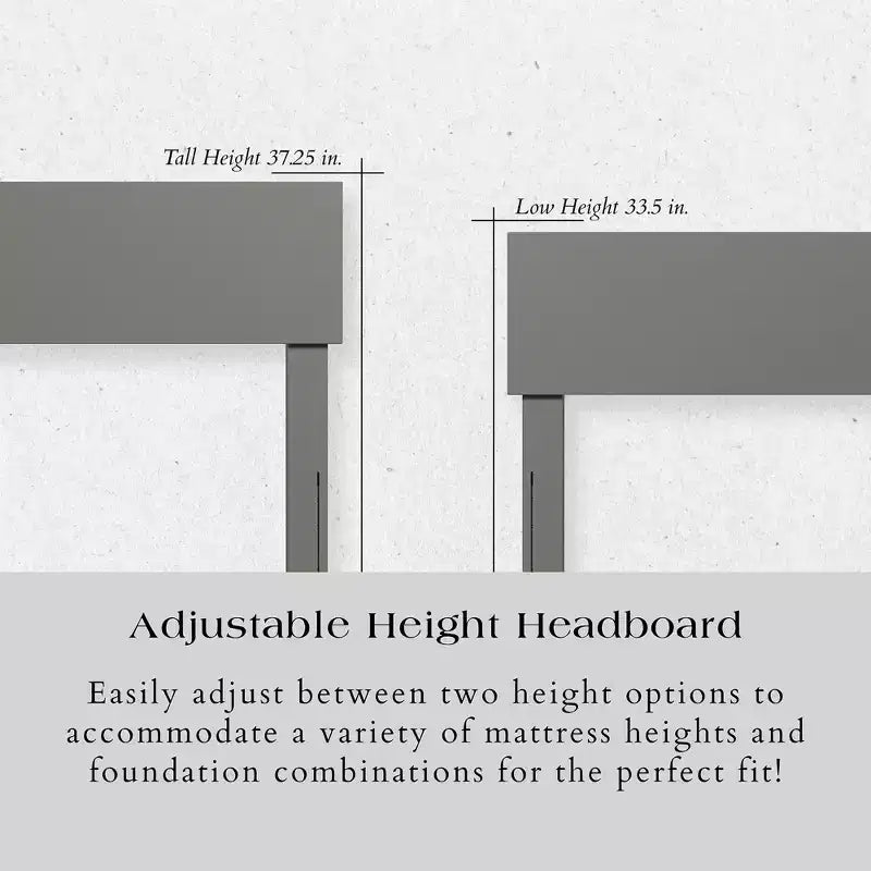 Freestanding Headboard, Adjustable Height
