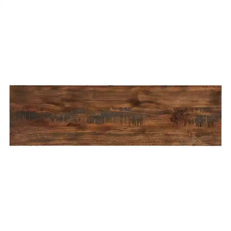 Rustic X-Base 60" TV Stand, Brown