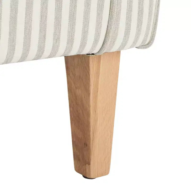 Upholstered Club Armchair, Red-White Floral Print, Cotton/Linen