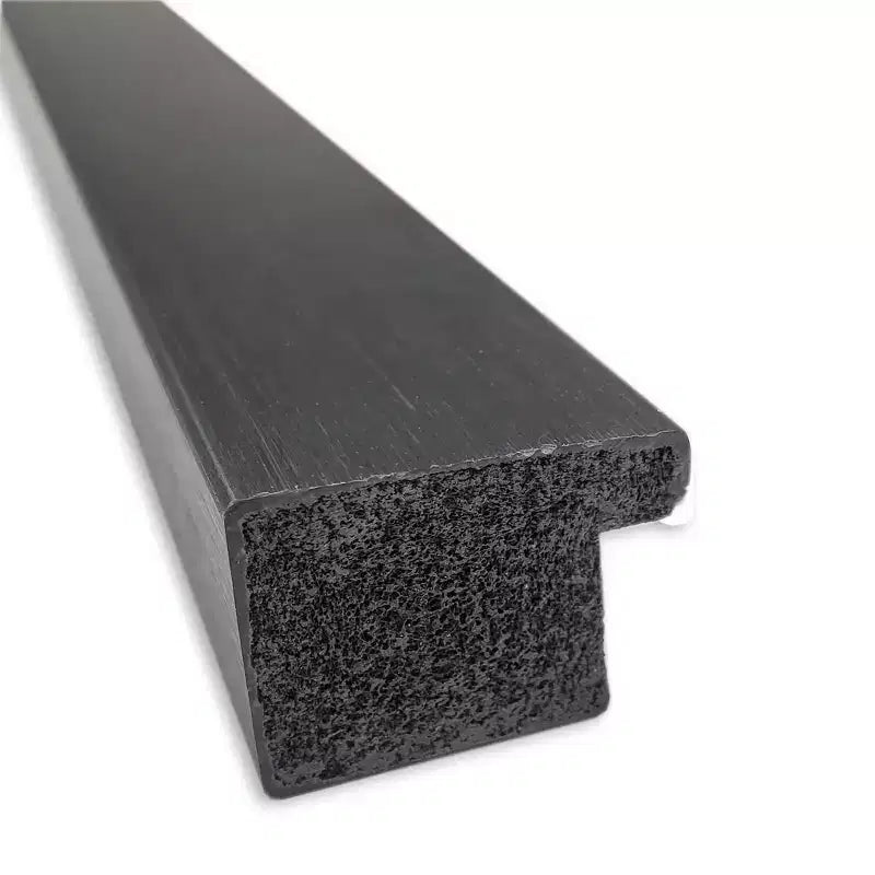 Narrow Brushed Black Framed Bathroom Vanity Wall Mirror